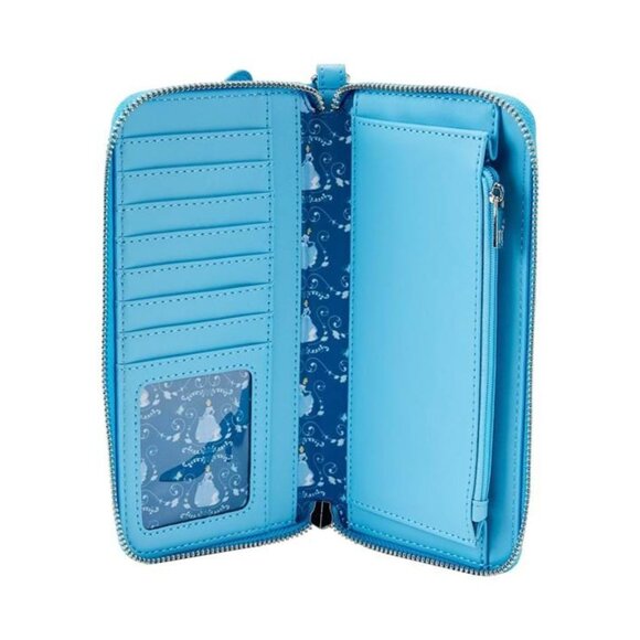 NWT Loungefly Disney Cinderella Princess Lenticular Series Zip Around Wallet - Picture 5 of 5